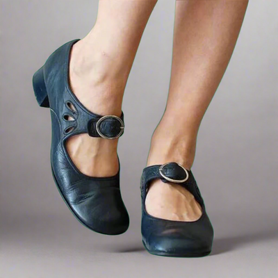 Denise | Orthopedische Lederen Sandalen met Comfortabele Wedge Zool