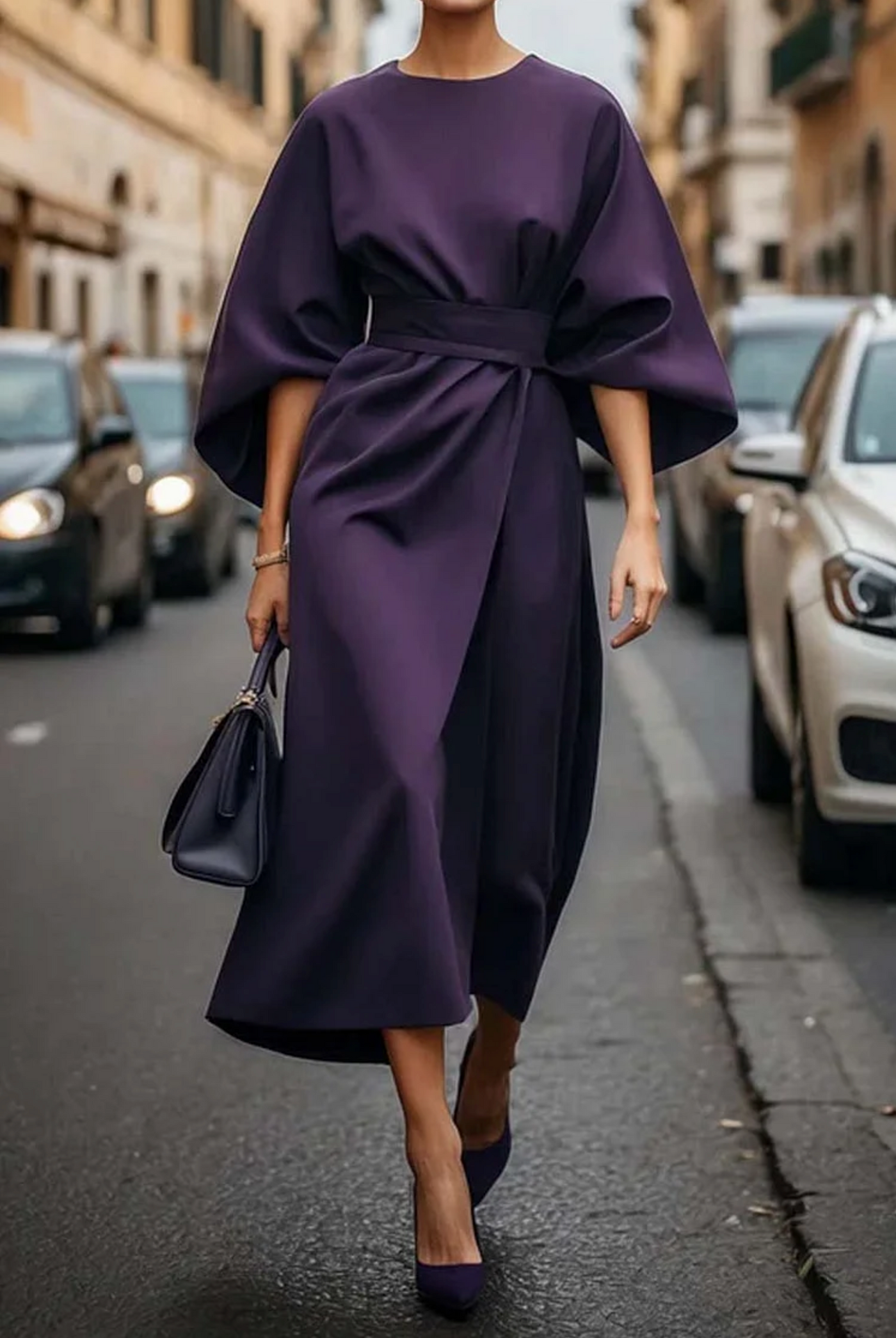 Laluna® | Elegante Jurk met Lanternwouwen