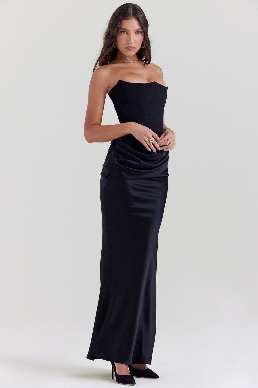 Anika - Off-shoulderjurk